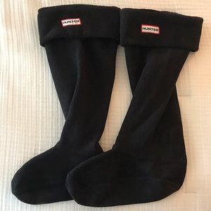 Hunter fleece tall boot sock